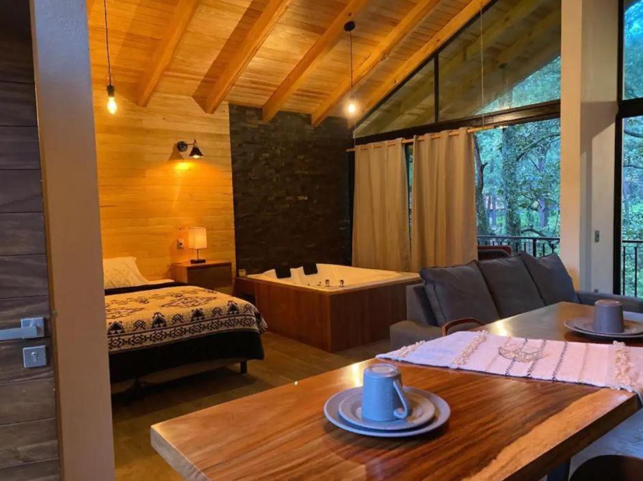 Cabana De Lujo Con Jacuzzi A 10 Min Del Pueblo Mazamitla Zewnętrze zdjęcie
